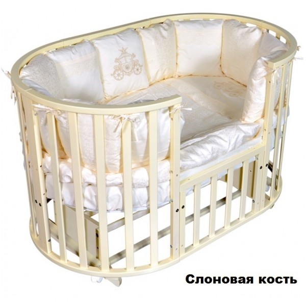 Круглая кроватка SOFIA 2 купить с доставкой по Минску и всей РБ