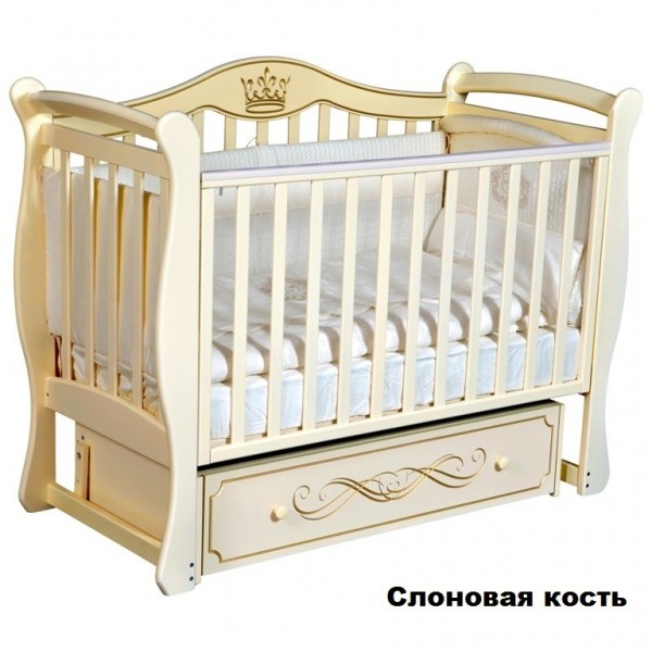 Кроватка классическая GRACE 1 купить с доставкой по Минску и всей РБ